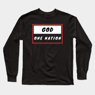 One Nation Under God | Christian Long Sleeve T-Shirt